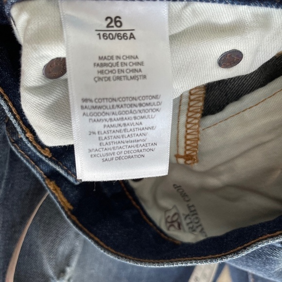 RALPH LAUREN WAVERLY CROPPED EMBELLISHED JEANS SIZE 26 NWT - Picture 8 of 10